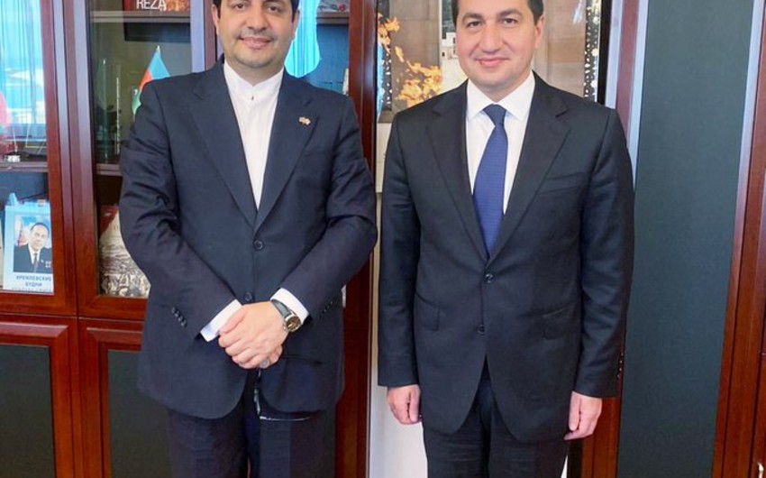 Iranian envoy meets Azerbaijani presidential aide for second time in a week