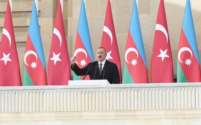 Президент Ильхам Алиев: Сегодня Азербайджанская армия входит в число 50 сильнейших армий в мировом масштабе