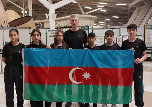Азербайджанские теннисисты отправились в Китай на сборы