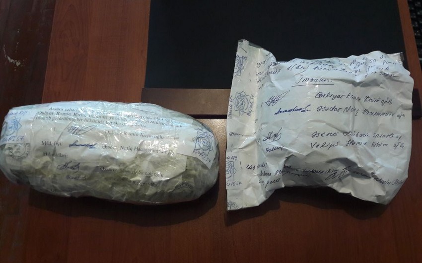 Biləsuvarda Gürcüstan vətəndaşından 9 kiloqrama yaxın narkotik maddə aşkarlanıb