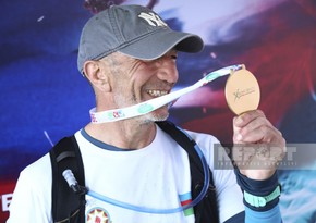 Xankəndi – Bakı ultramarafonunda ikinci yeri tutan atlet son iki günü fərqləndirib