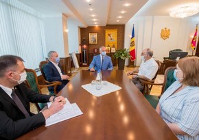 Додон встретился с представителями азербайджанской и армянской общин Молдовы