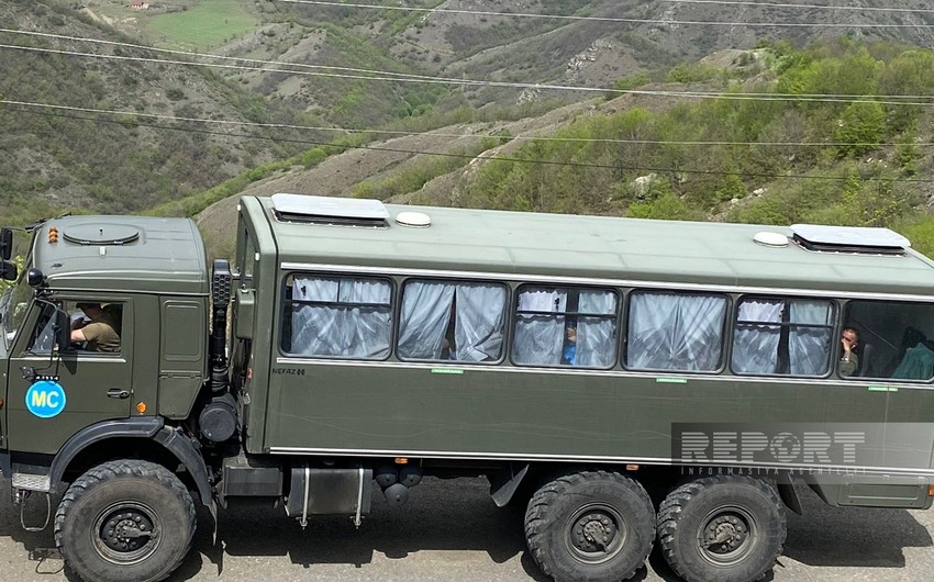 По дороге Ханкенди-Лачын беспрепятственно проехали автомобили миротворцев