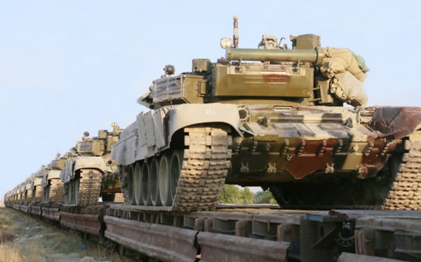 Defense Ministry: Armored vehicles brought into the areas of exercises