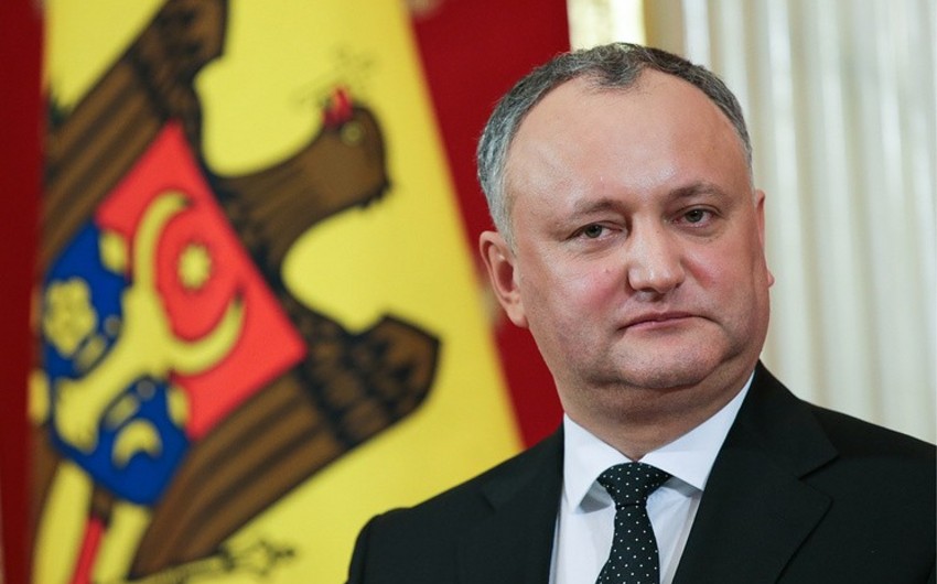 İqor Dodon yenidən Moldova prezidentliyinə namizəd olacaq