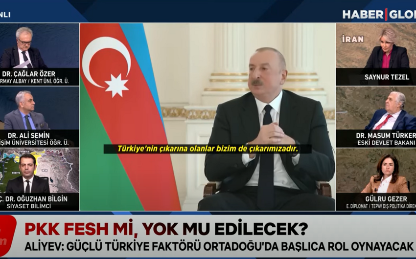 Haber Global широко осветил заявления президента Азербайджана, озвученные в интервью местным СМИ