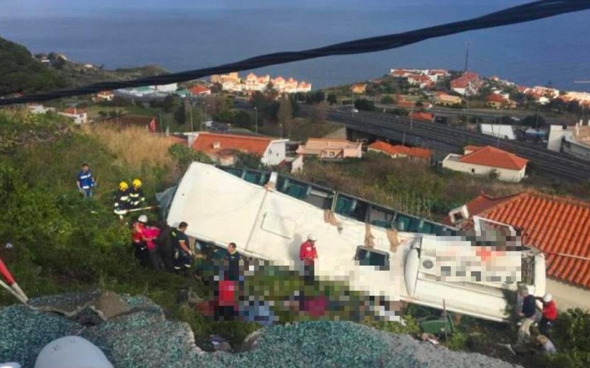 Portuqaliyada 28 turist avtobus qəzası nəticəsində ölüb