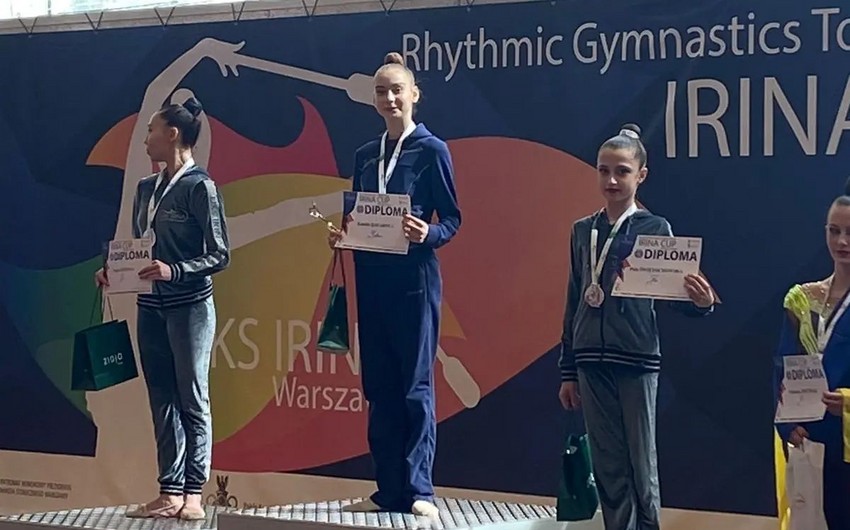 Azərbaycan gimnastları Polşada iki medal qazanıb