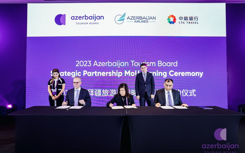 Azerbaijan signs tourism MoUs with Chinese partners