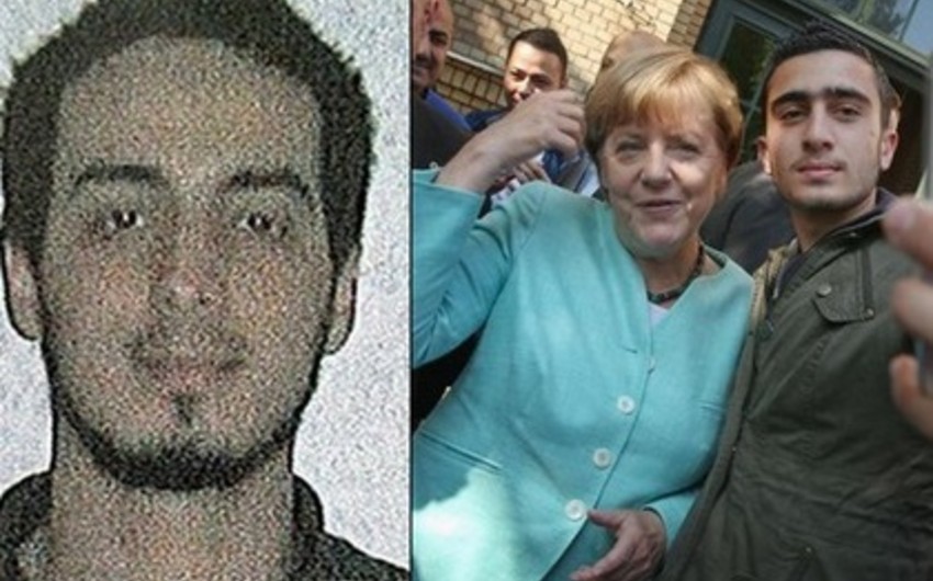 ​Пользователи соцсетей сочли похожим снявшегося с Меркель мигранта на бельгийского смертника - ФОТО