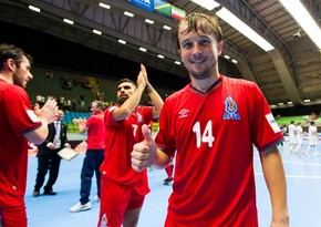 Azerbaijani futsal team plays tonight at 1/8 finals