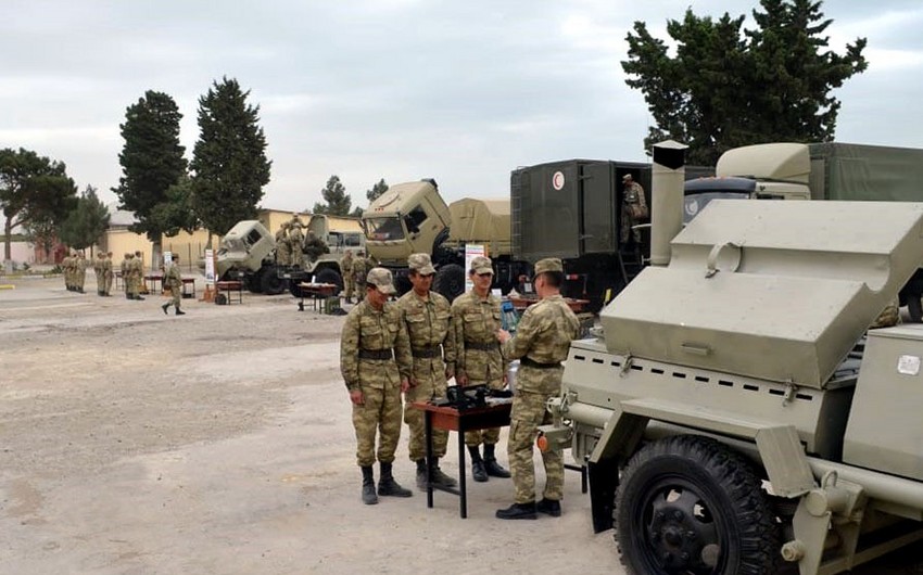Azərbaycan ordusunun Kimya Qoşunlarında xüsusi texnikanın payız-qış mövsümünə keçidi təşkil olunub