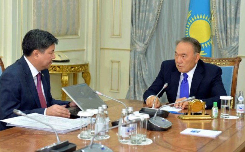 Kazakh President Nazarbayev returns to work