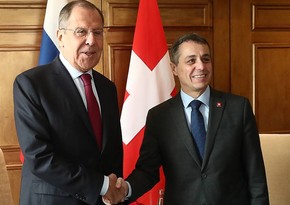 Swiss president meets Russia’s Sergei Lavrov