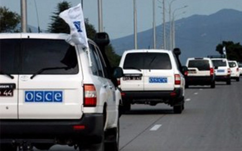 OSCE held monitoring on contact line between Azerbaijan and Armenian troops