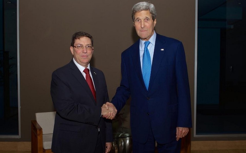 ​US Secretary of State and Cuba FM hold a meeting