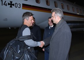 German vice chancellor arrives in Azerbaijan 