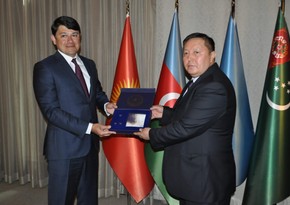 Azerbaijani diaspora body boss discusses relations with officials of Turkic speaking states