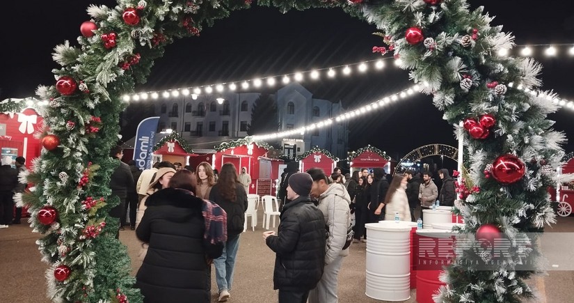 Xankəndidə “Qış nağılı yarmarkasına böyük axın - FOTOREPORTAJ