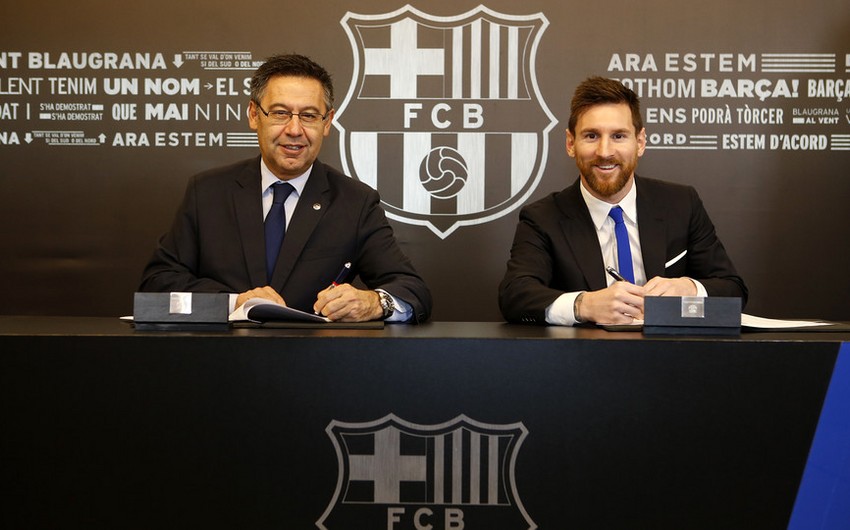 Lionel Messi signs new deal with Barcelona