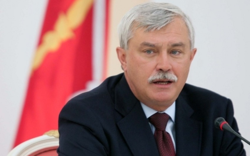Губернатор Санкт-Петербурга прибыл в Азербайджан