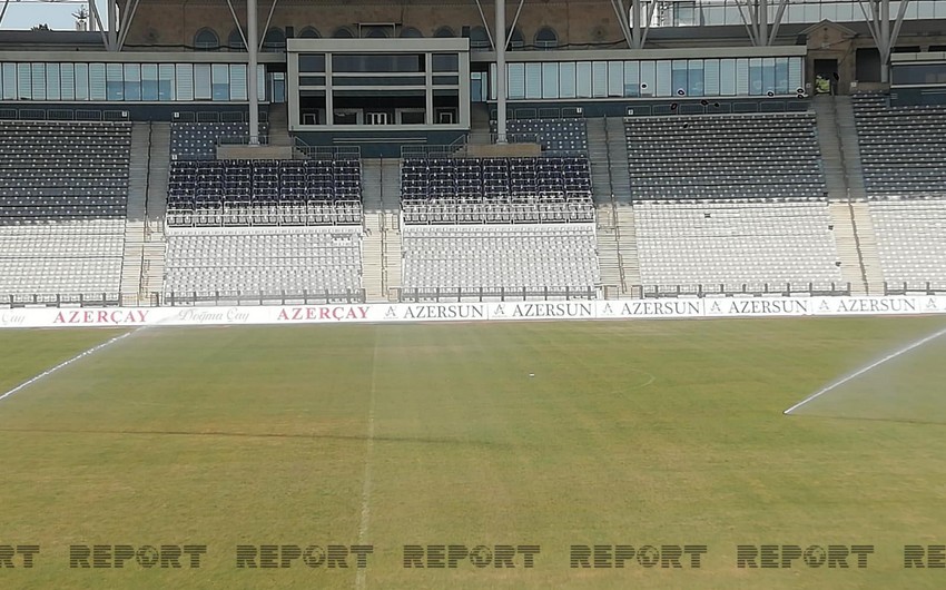 Respublika stadionu Qarabağ - Bazel oyununa hazırlanır