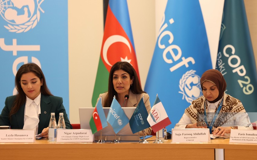 Baku hosts discussions on impact of climate change on children