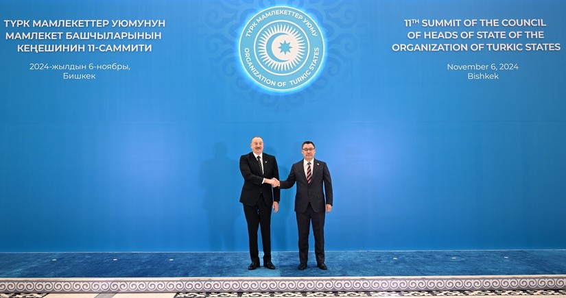 President Ilham Aliyev attends 11th Summit of Heads of State of Organization of Turkic States in Bishkek - UPDATED