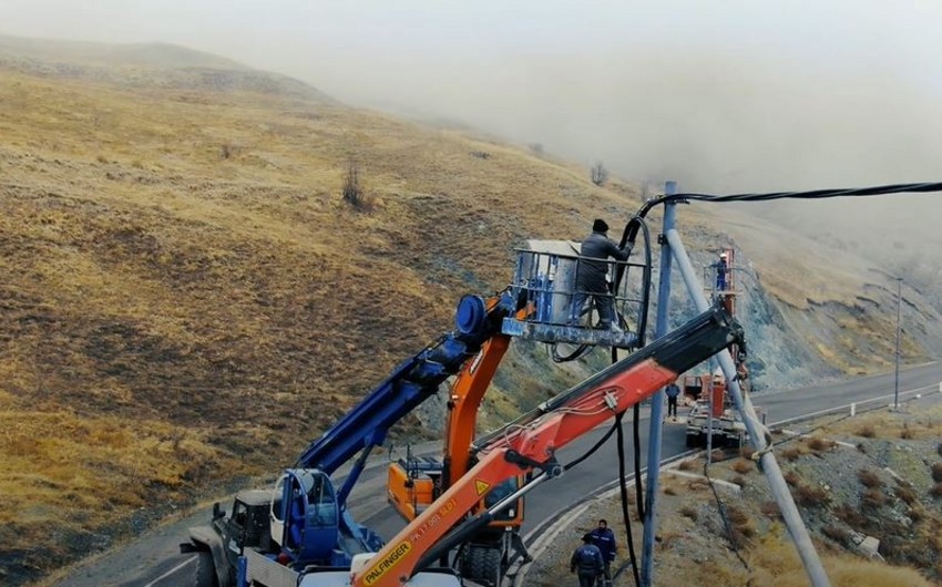 “Azərişıq” Kəlbəcərdəki xüsusi dövlət əhəmiyyətli obyektləri elektrik enerjisi ilə təchiz edib