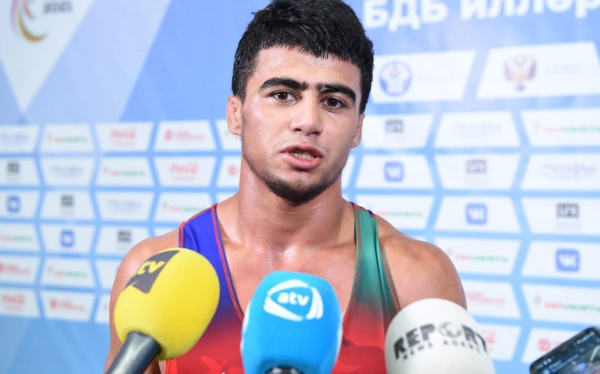 Азербайджанский борец: Рад, что стал дважды чемпионом мира