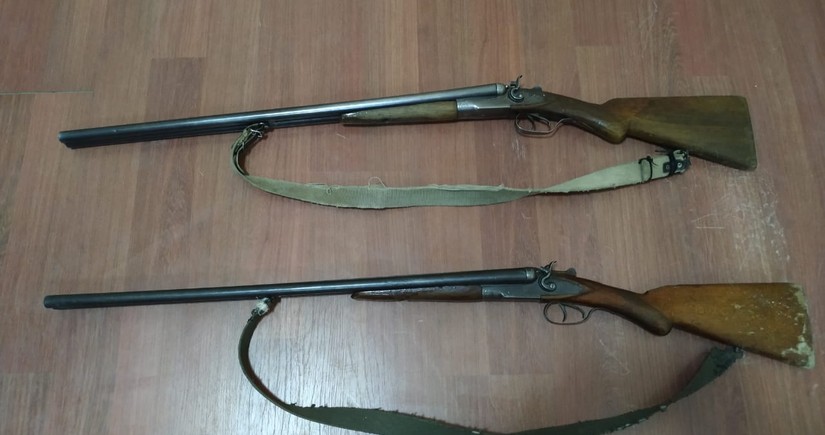 Vətəndaşlardan 5 avtomat, 18 tüfəng götürülüb