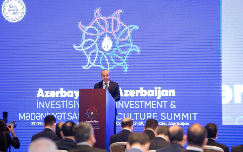 Minister: Azerbaijan Investment & Culture Summit - platform for developing cooperation