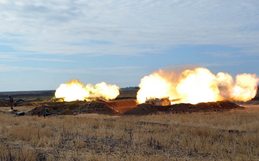 Live-fire stage was held during large-scale exercises