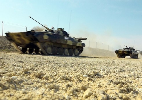 Азербайджанская армия проводит командно-штабные учения в Нахчыване