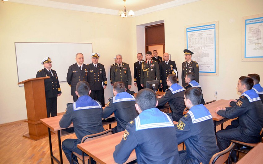 Turkish Naval Forces delegation visits Azerbaijan Higher Military School named after Heydar Aliyev