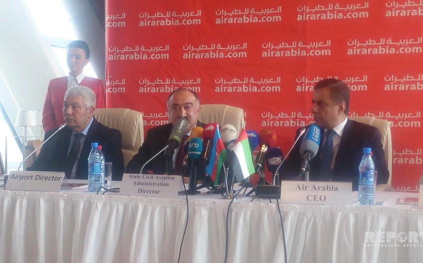 “Air Arabia” aviaşirkəti Şarja-Bakı marşrutu ilə ilk reysini həyata keçirib