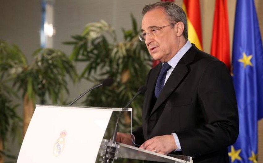 Real Madrid klubunun prezidenti Florentino Peresə şübhəli bağlama göndərilib