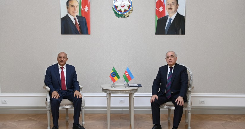 Али Асадов обсудил двустороннее сотрудничество с вице-премьером Эфиопии