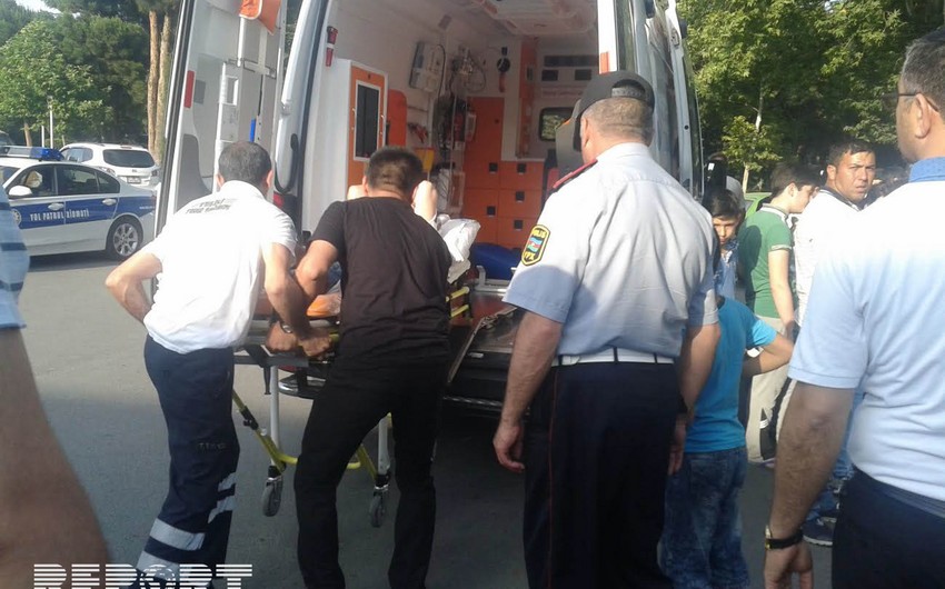В Зардабе произошло тяжелое ДТП, есть пострадавшие