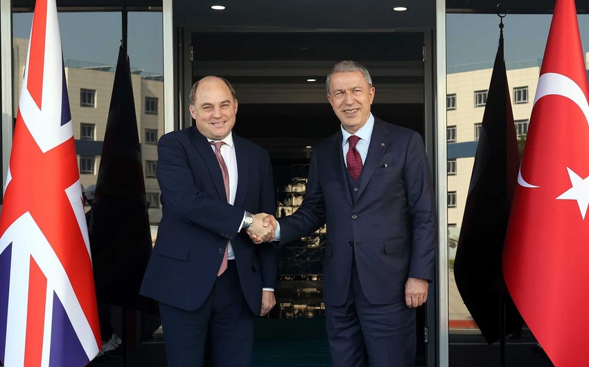 Hulusi Akar meets his British counterpart