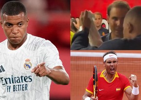 Kylian Mbappe gifts Real Madrid debut shirt to Rafael Nadal