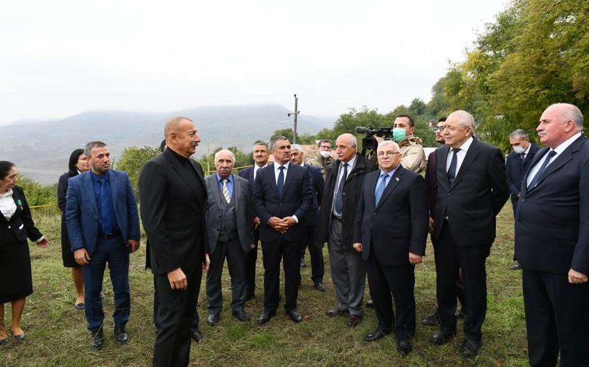 Restoration concept of Tugh village being developed separately, says Ilham Aliyev