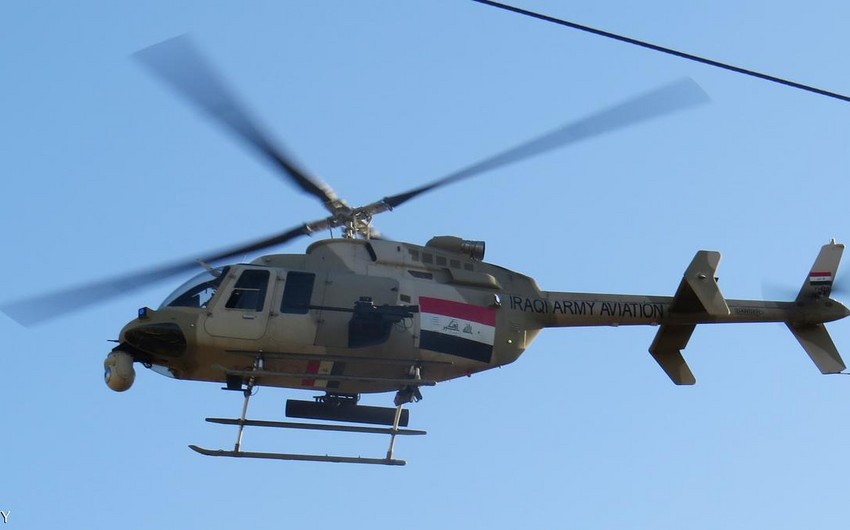İraqda hərbi helikopter qəzaya uğrayıb