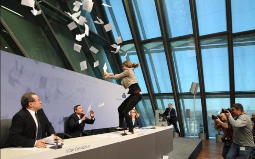 ​Avropa Mərkəzi Bankının sədri hücuma məruz qalıb