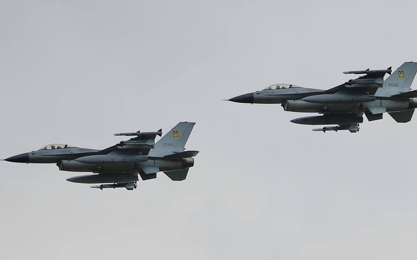 Ukrayna müharibədə ilk dəfə F-16 qırıcılarından istifadə etməyə başlayıb