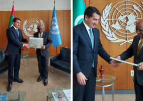 Hikmat Hajiyev meets with President of UN General Assembly