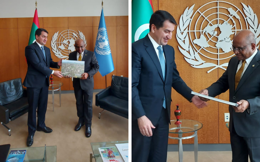 Хикмет Гаджиев встретился с председателем Генассамблеи ООН