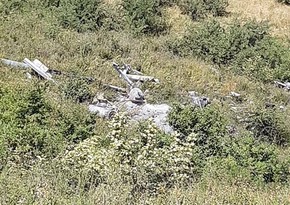 На территории Ходжавенда обнаружены остатки вертолета Ми-8 ВС Армении - ФОТО