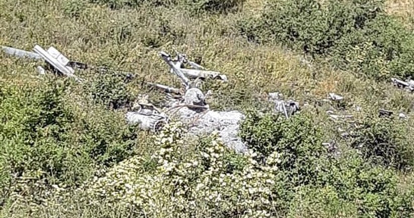 Remains of Armenian MI-8 helicopter found in Khojavend - PHOTO