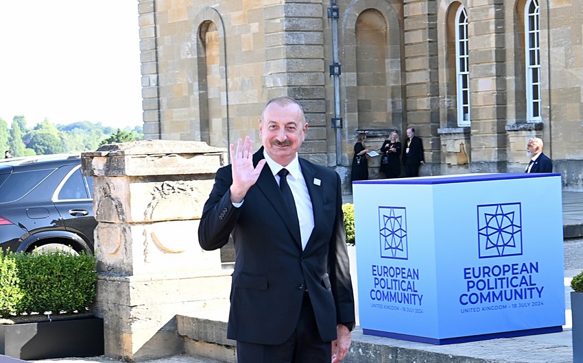 President Ilham Aliyev visiting Great Britain